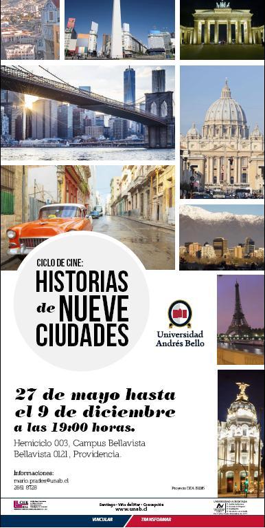 Afiche Historias de Nueve Ciudades